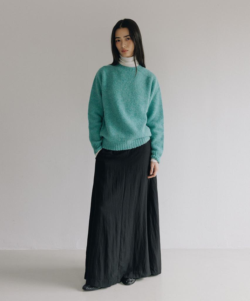 BLANKROOM Shaggy Dog Crew Neck_Marble Gemstone