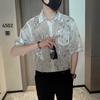 Summer New Short Sleeved Shirt for Men's Fashion Design Versatile Men's Shirt