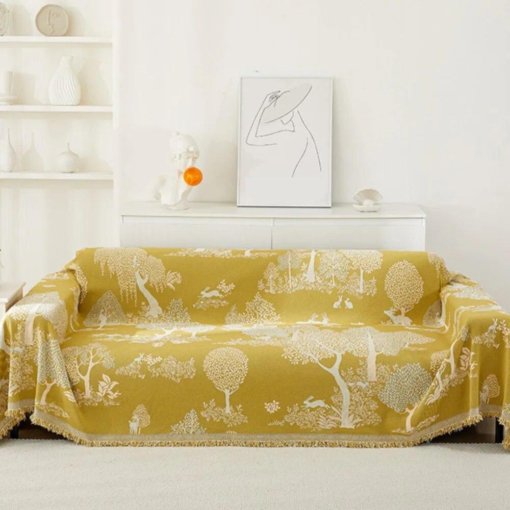Sofa Cover Blanket For All Seasons All-inclusive Sofa Towel Chenille Cover Living Room Sofa Cover Anti-cat Scratch Sofa Cover
