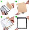 Self-adhesive 86 Type Wall Socket Waterproof Box Nail-free Glue Paste Doorbell Board Panel Cover Switch Button Cover