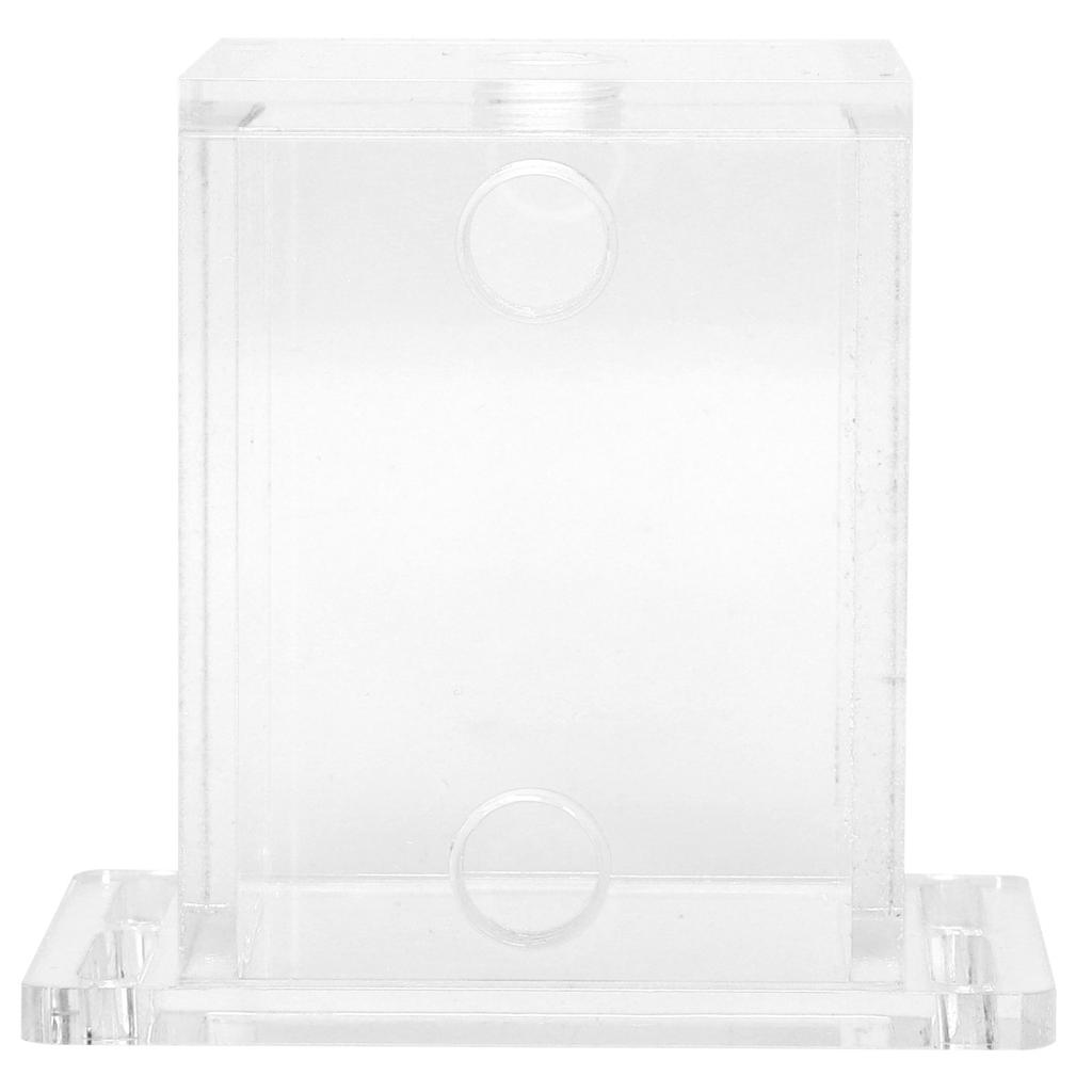 Acrylic Water Tank GQSXT3 Fully Transparent 3 Holes Water Cooler with Extension Fixation for Computer CPU