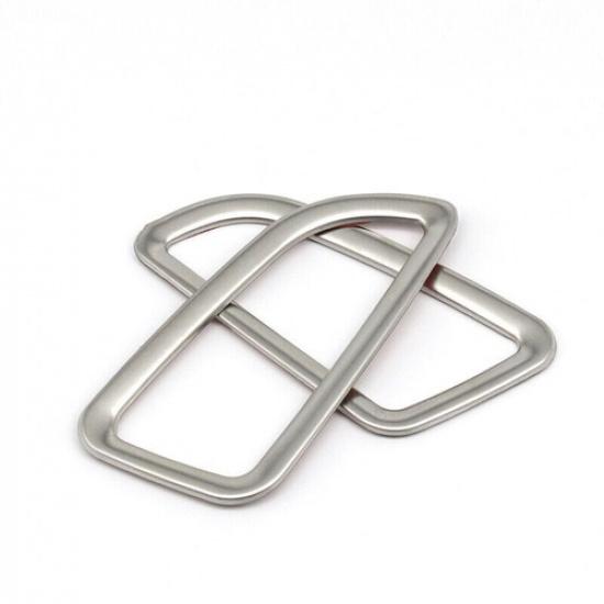 Cover Trim 2015-21 Dashboard Side Outlet Vent Sliver Steel For Benz C-Class W205