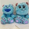 Kawaii Monster Blue Fury Plush Toy Cartoon Cute Crooked Mouth Blue Fury Plush Toy Giving Girlfriend Birthday Gift