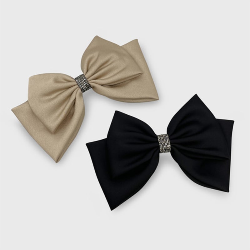 Jean Paul Clarisse Glam Austrian Crystal Ribbon Pin JP-22-127AB