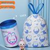 Little Rabbit Large Drawstring Trash Bags for Home, Office & Dorm - Thick, Handy Plastic Bags