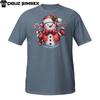 Christmas Snowman Shirt – Holiday Tee with Candy Cane and Headphones