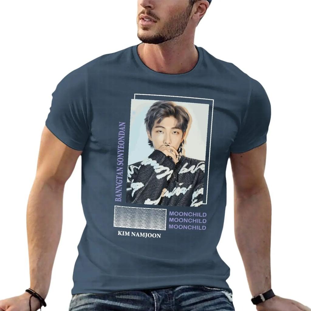 Banctan Sonyeondan Kim Namjoon Oversize TShirt Custom Men Clothing Short Sve Streetwear Big Size Tops Tee