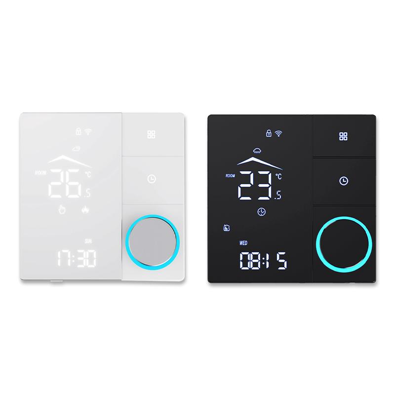 NEW Smart Knob WiFi Temperature Controller 90~240V 3/16/25 A Work with Water/gas Boiler Underfloor Heating Thermostat