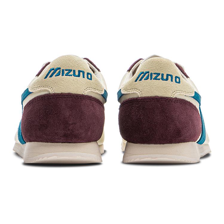 Mizuno LG 60S Унисекс Низкие Повседневные Кроссовки Бежево-Сине-Коричневые D1GH230306