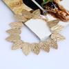Necklace Leaf Metal With Fringe Design For Teen Fashion And Accessories Party