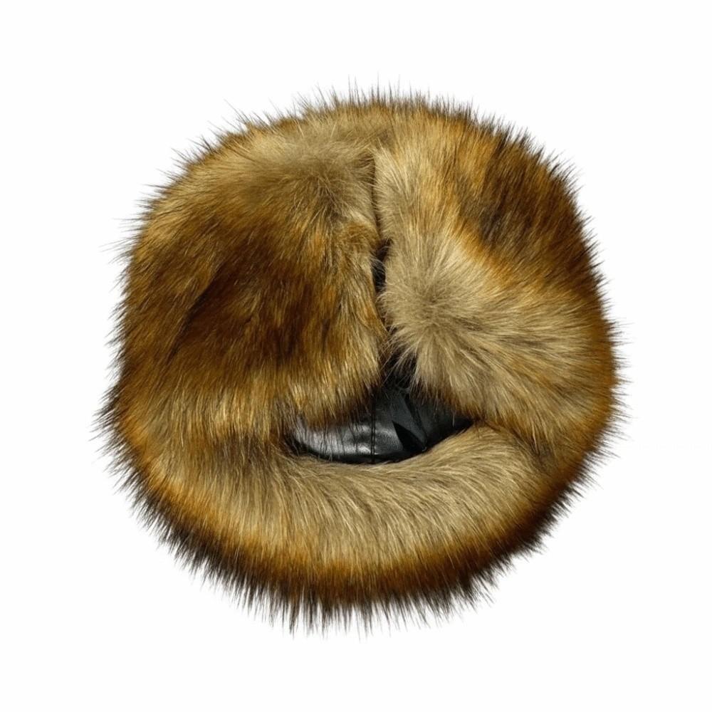 Thick Plush Faux Fur Cap Faux Mink Earflap Fleece Cap Thick Outdoor Hat Winter Snow Hat Snowy Days