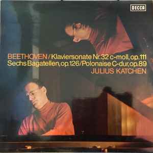 LP Record JULIUS KATCHEN - Beethoven Klaviersonate Nr32 C Moll SAD22036 DECCA 1968 Germany Classical Used