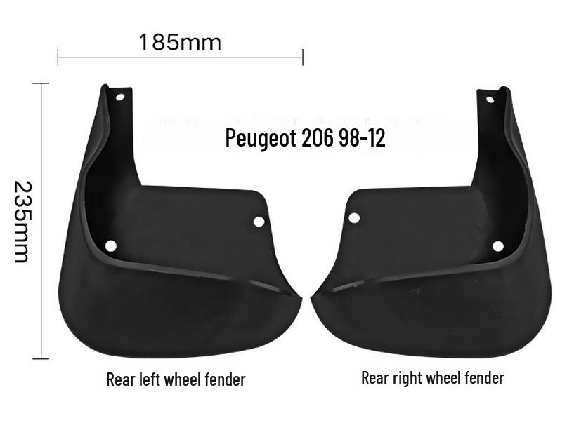 Peugeot 206 1998-2012 Car Tire Fender for Cross-Border Trade