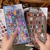 2Pcs/Pack Retro English Theme Scrapbooking Decoration Stickers Perfect For Collage Journaling Craft Diy Supplies
