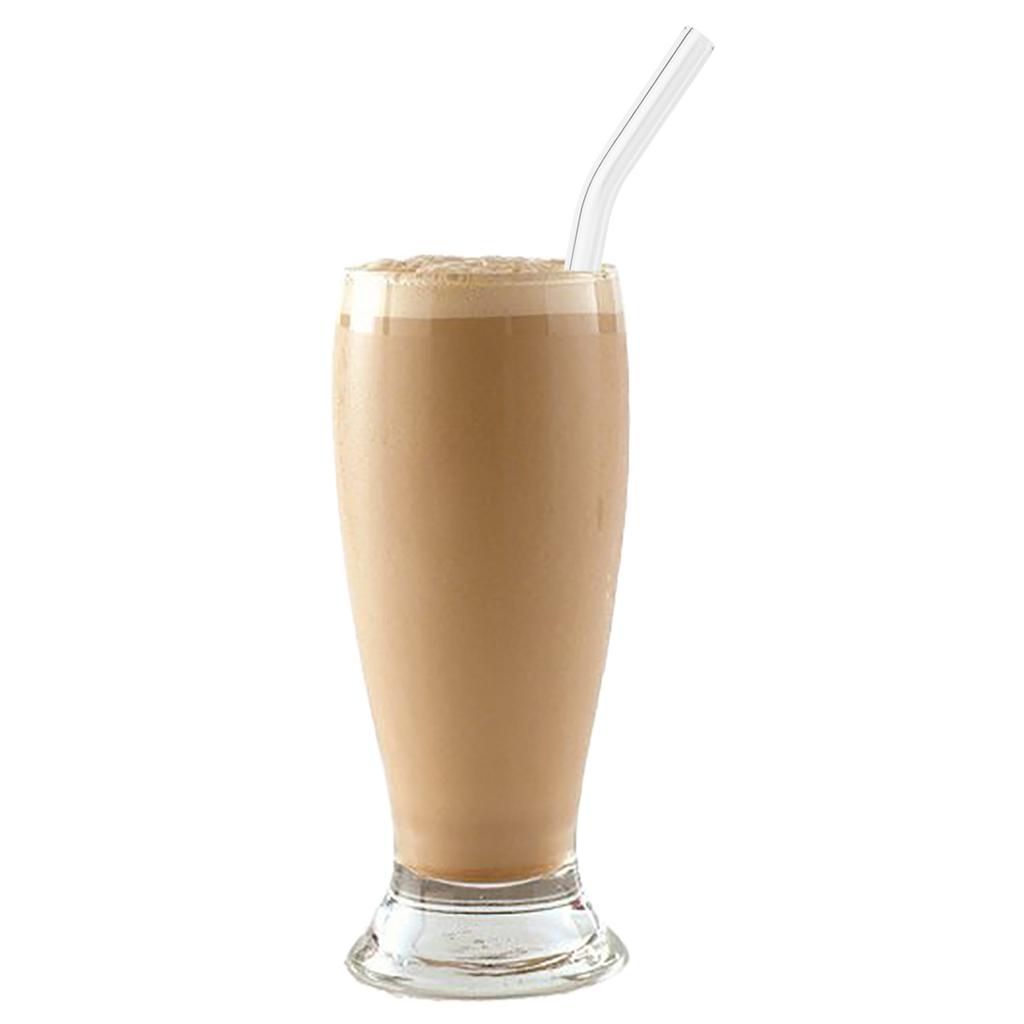 4/8 шт. набор соломинок из боросиликатного стекла, многоцветные многоразовые стеклянные экологически чистые соломинки для коктейлей, смузи