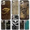 Sacred Eye of Horus Egypt Fresco Case For iPhone 11 13 Pro Max 12 Mini X XR XS MAX 6 6S 7 8 Plus 5S SE 2020 Phone Cover