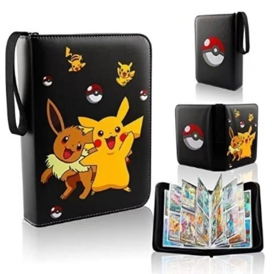 Pokémon Card Collection Book: 4-Grid & 9-Grid PU Game Album