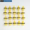 Fit GMC 11547602 11610606 11547577 Door Panel Retainer Clips with sealer Yellow