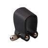 Yibuy Leather Ligature for Alto Saxophone Mouthpiece, Black