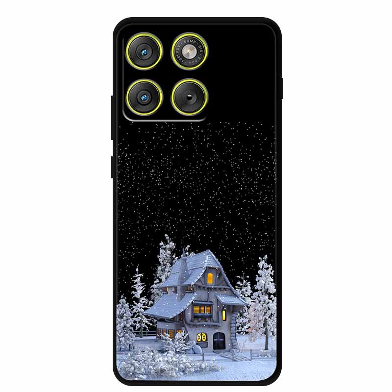 Рождественские чехлы для телефона Motorola Edge 70 5G, силиконовый мягкий задний чехол, Рождественская елка для Moto X70 Air 5G Edge70, задняя крышка