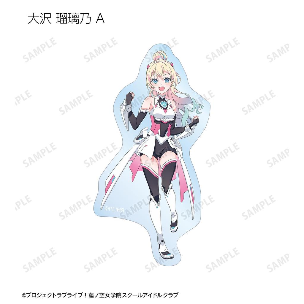 Любовь Хасунозоры Академия Школьный Идол Клуб Оригинальный Рисунок Торговые Наклейки КОРОБКА из 10 Live! Девичья Фанфара!!! Высечка