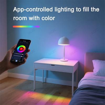 Умная светодиодная лампа E27 TuYa APP 110V 220V Управление Диммируемый свет Bluetooth RGB лампа Украшение спальни Вечеринка Освещение Умная жизнь
