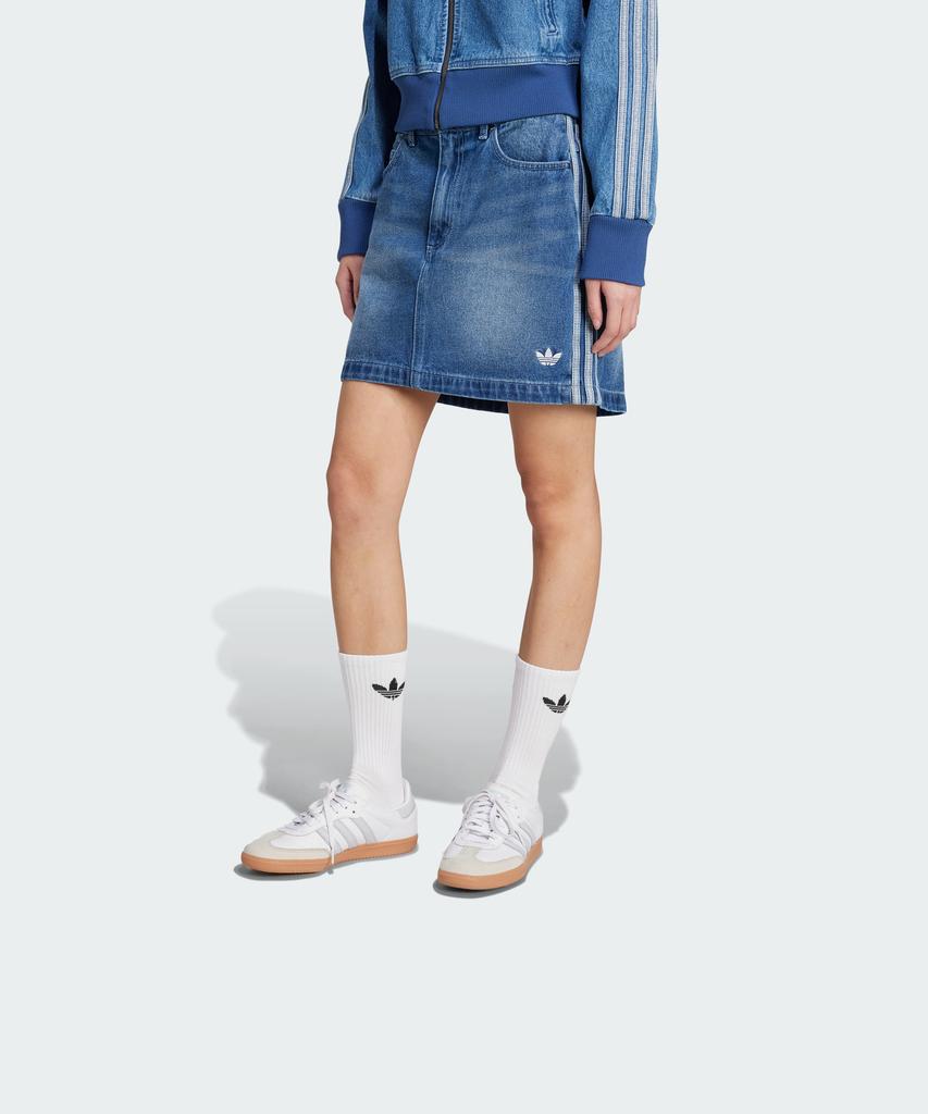 ADIDAS 3S Denim Mini Skirt - Indigo Denim / Jw2649
