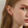 ORAZIO 21 Pairs Earrings Set Stud Earrings 20g Hoop Earrings 18g First Piercing Ladies Cartilage Piercing Ring Earrings Leave It On Surgical Stainless