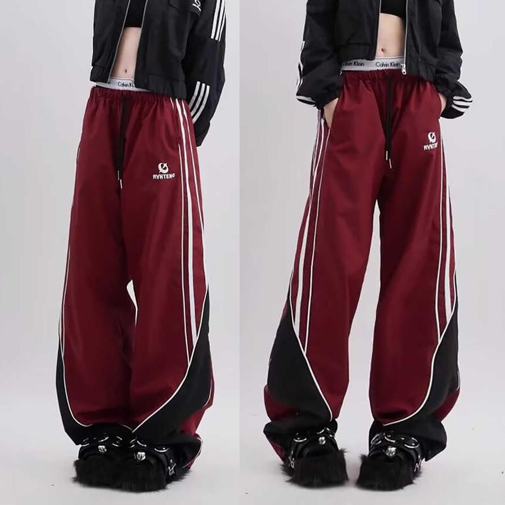 LAVASEON Long Unisex Cargo Casual Sarouel Loose Plus Harajuku Street Shibuya Docking Pants Pants, Pants, Wide-Leg Pants, Pants, Fit, Sizes, Style,