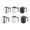 600ML/1000ML Latte Art Cup Stainless Steel Latte Jug Thickened Espresso Milk Frothing Cup with Handle for Home