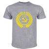 Tshirt Unisex summer top tees Soviet Union USSR Communist Tshirts Unisex Russia Cotton CCCP Emblem Badge unisex tshirt