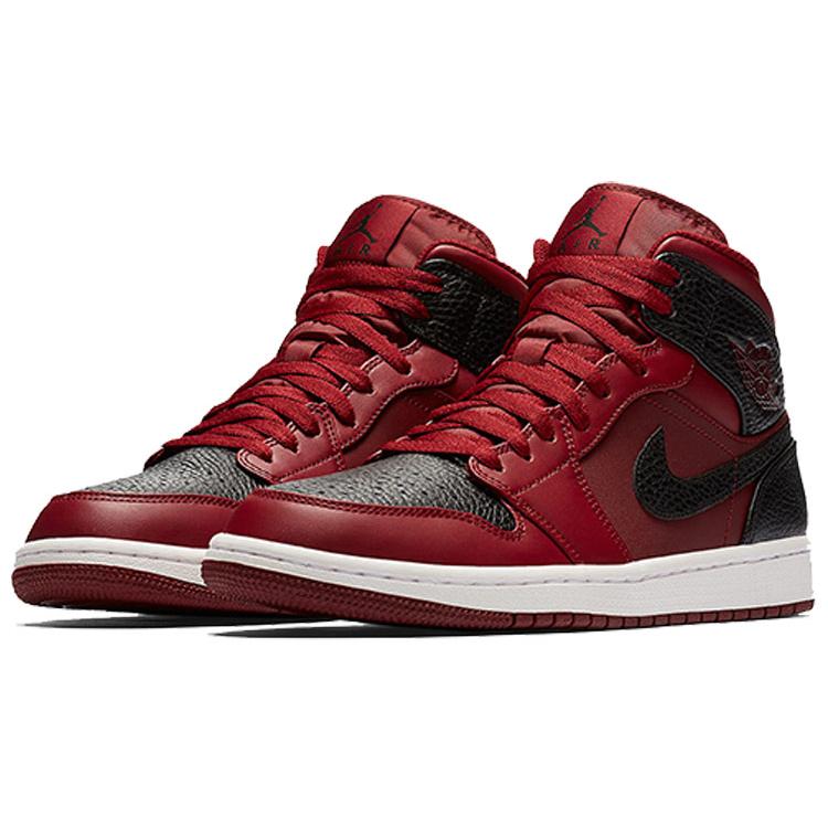 Jordan 1 Ретро Средний Командный Красный Черный 554724-601