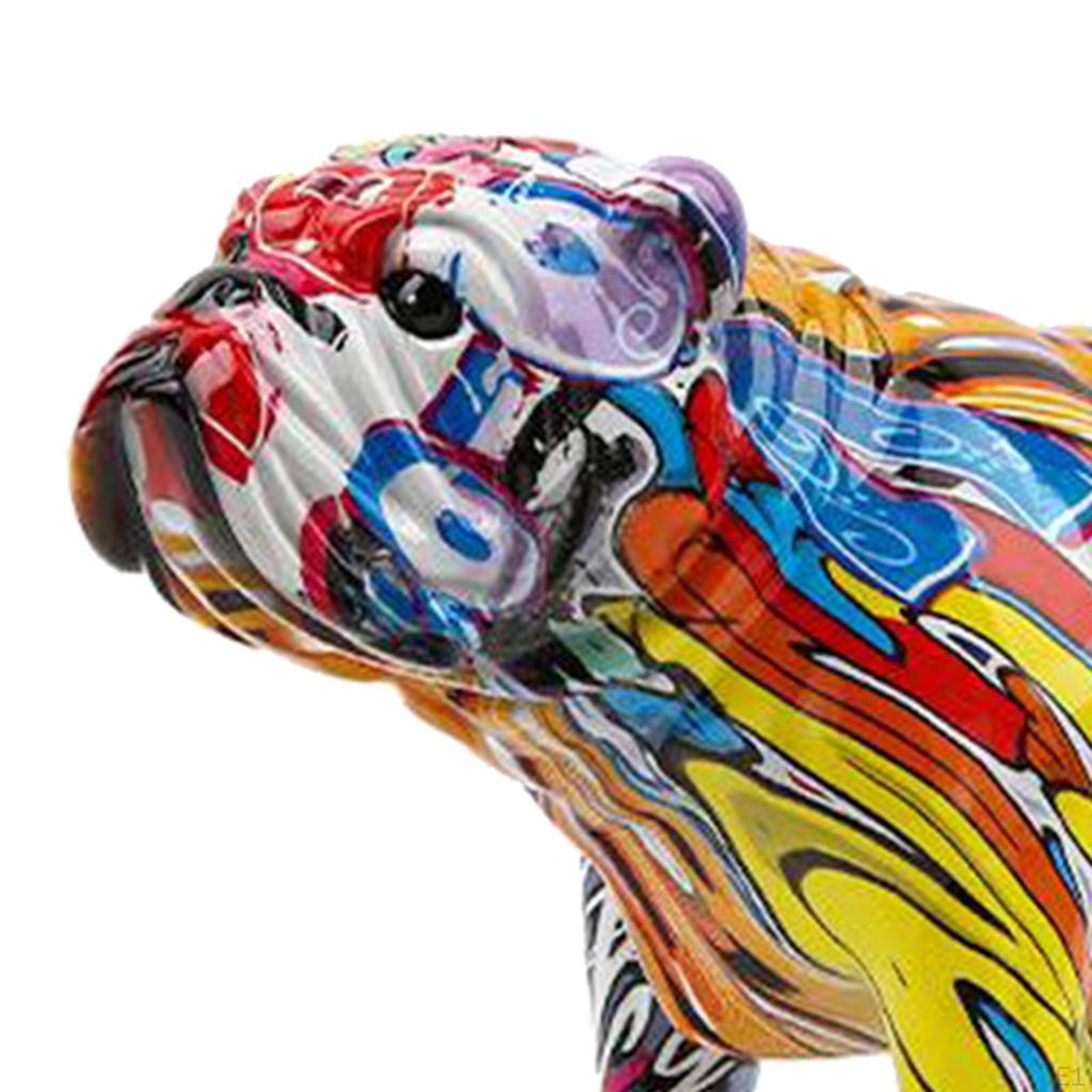 Фигурки Скульптура Украшение, Животные Собаки Живопись в скандинавском стиле, Декоративные изделия из смолы, для рабочего стола