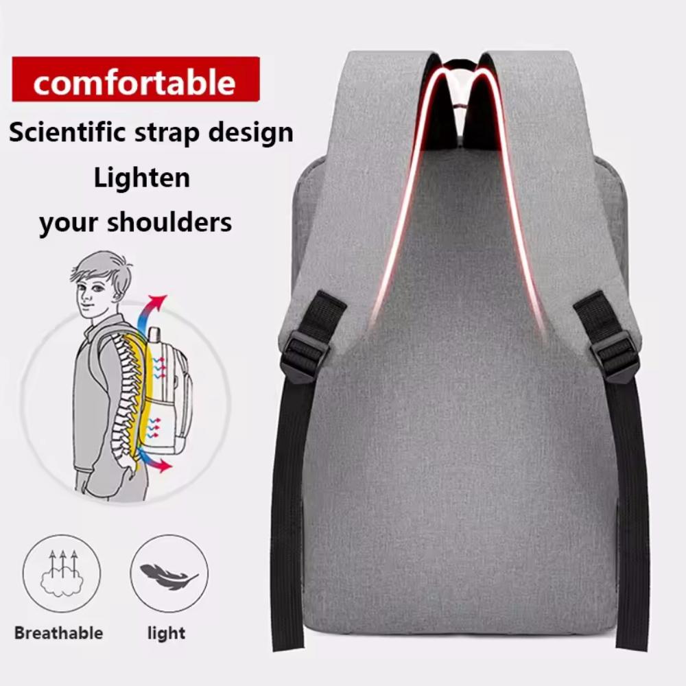 Men Business Laptop Backpack 11.6 Inch Water Resistant Oxford Backpack Multi Compartment Travel Work Office Computer Rucksack