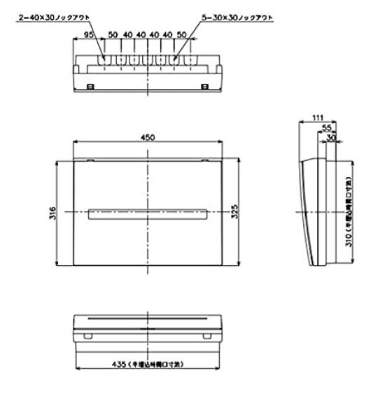 Panasonic Cosmo Panel Compact 21 стандартный тип без ограничителя пространства BQR810204 100A20+4