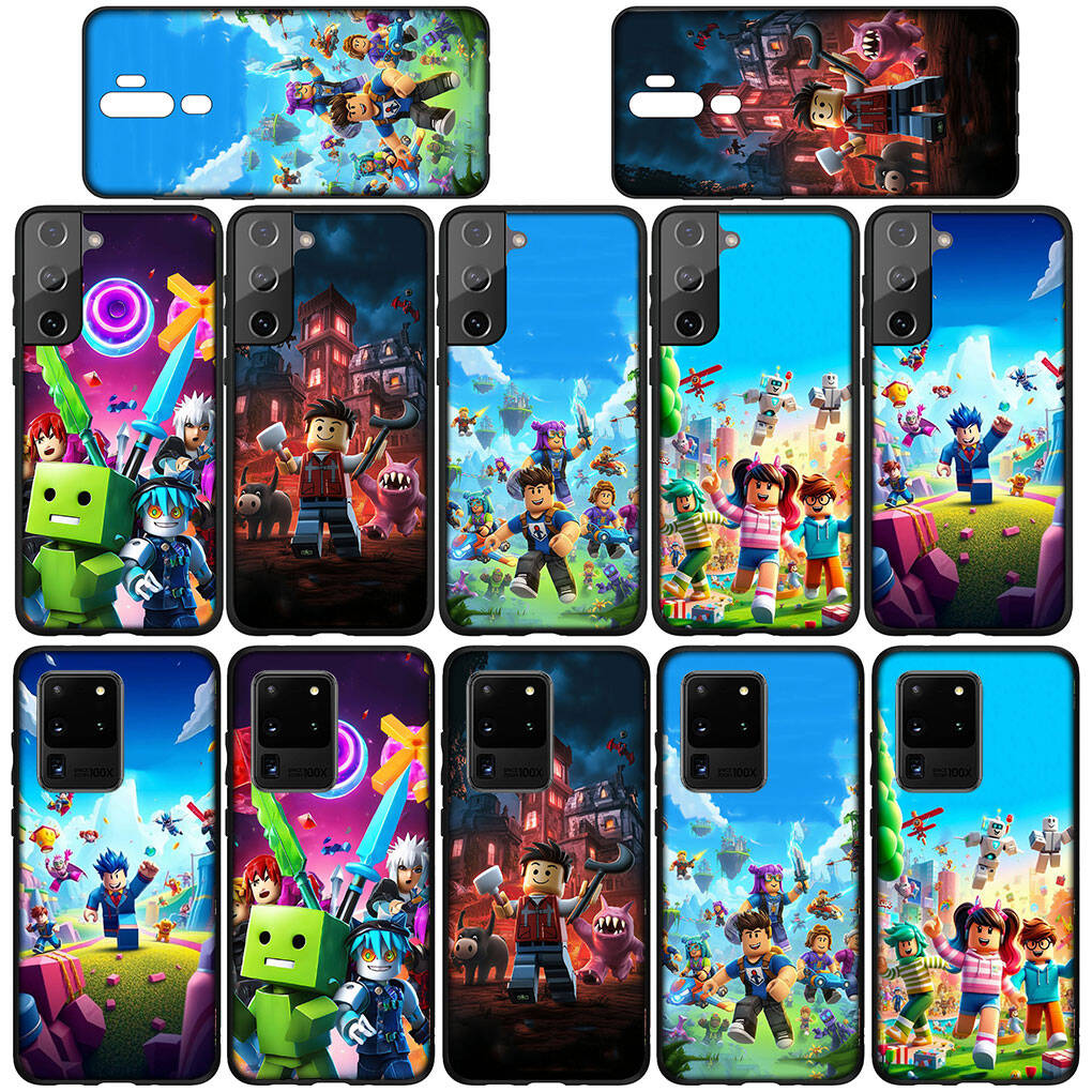 Для Motorola Moto Edge 70 60 50 G54 G24 G15 G86 Samsung Galaxy S25 iPhone 17 16 15 Xiaomi Redmi Note 14 13 Pro Max Чехол для телефона Мультяшный R-Robloxs Чехол