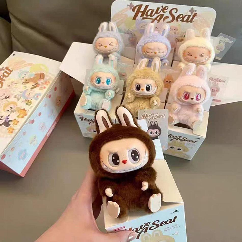 Labubu Exciting Blind Box Аниме Фигурки 17 см Милая Таинственная Коробка ПВХ Кукла и Хобби Украшения Монстры Виниловая Кукла Лицо