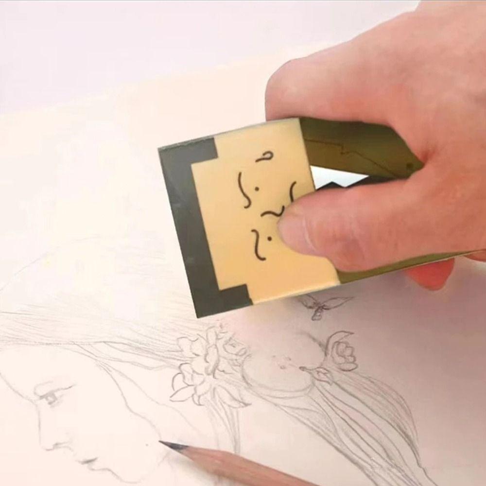 Cute Cartoon Pencil Eraser Bald Man Rubber Eraser High Quality Pencil Rubber  Learning Prize