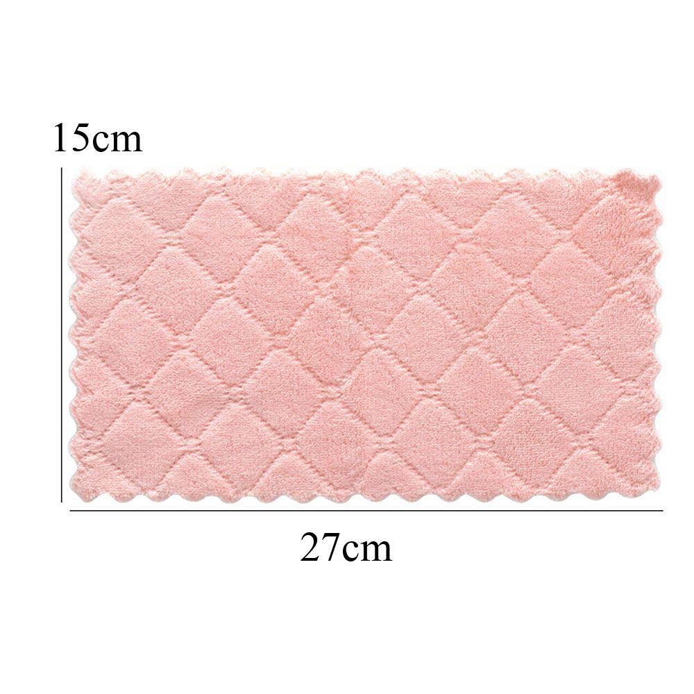 Tableware Household Microfiber Kitchen Scouring Pad Non-stick Oil Rags Clean Cloths Cleaning Towel