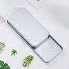 1/3Pcs Metal Storage Box Smooth Edge Burr Free Compact Design Portable Multipurpose Rectangular Empty Mini Metal Tin Box Container