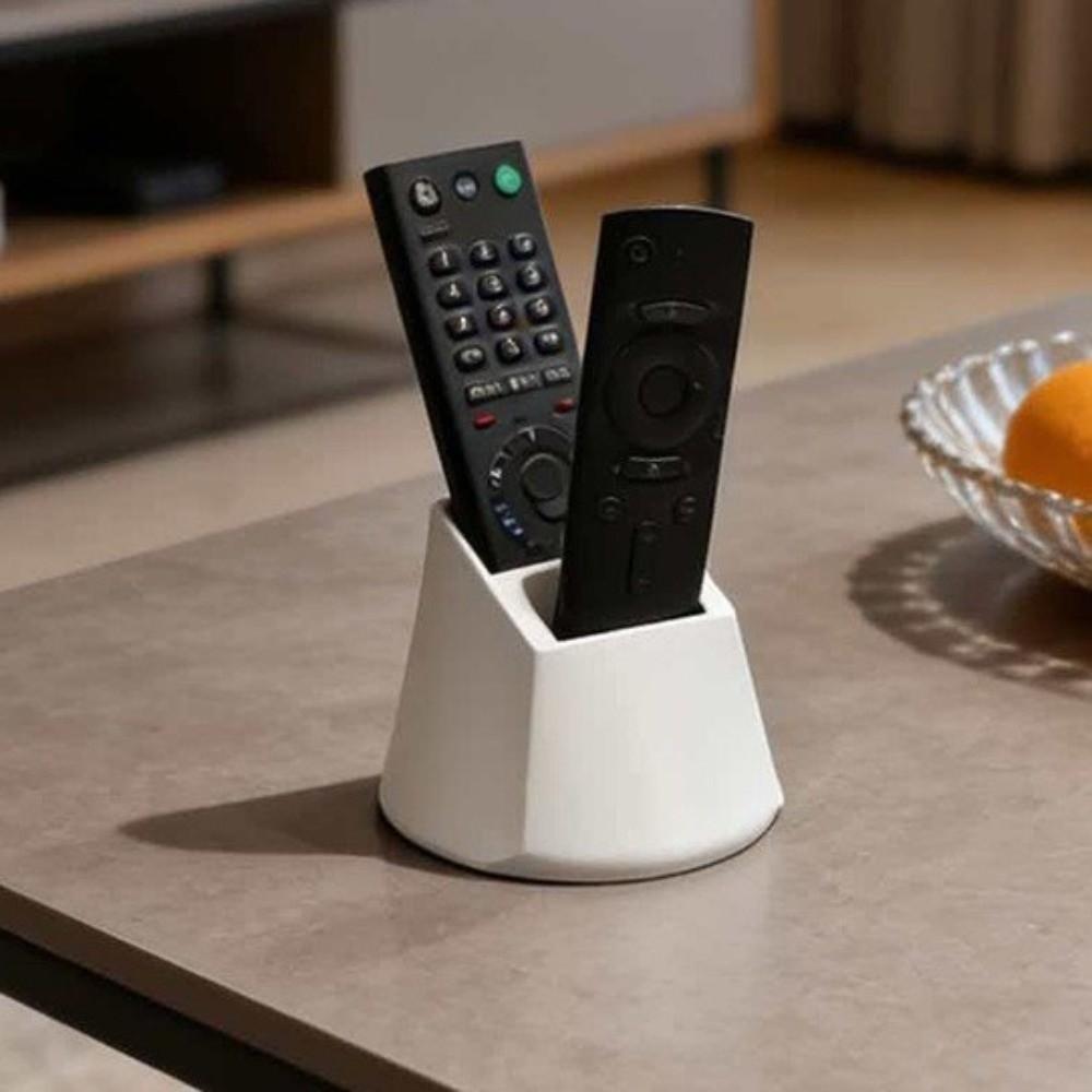 Plastic Remote Control Holder 3D Printed Desktop Storage Box Desktop Container Office Supplies