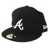 Кепка - NEW ERA - BASIC Atlanta Braves - Черный - Хлопок - Полиэстер