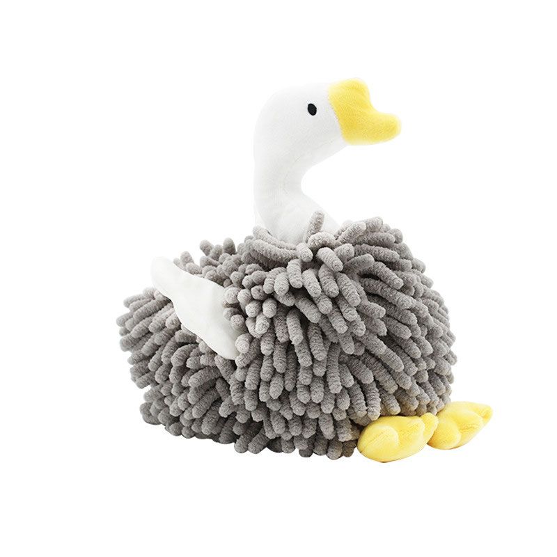 Cartoon Swan Snow Neil Hand Wiping Doll Multi Functional Animal Creative Water Absorbing Hand Wiping Towel Plush Toy