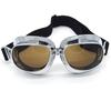 Retro Bike Goggles Vintage Pilot Goggles Glasses Sports Glasses Motocross Off-Road ATV Snowboard Ski Bike Helmet Goggles