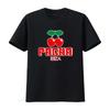 Pacha Ibiza Логотип Вишневый Принт Мужская Футболка Стильный Бело-Черный Дизайн T2968 винтажная Стирка уличная мода