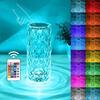16 цветов, роскошный домашний декор, кристалл RGB, настольная светодиодная волшебная лампа Arhubtouching, активируемая волшебная роза, сенсорная лампа