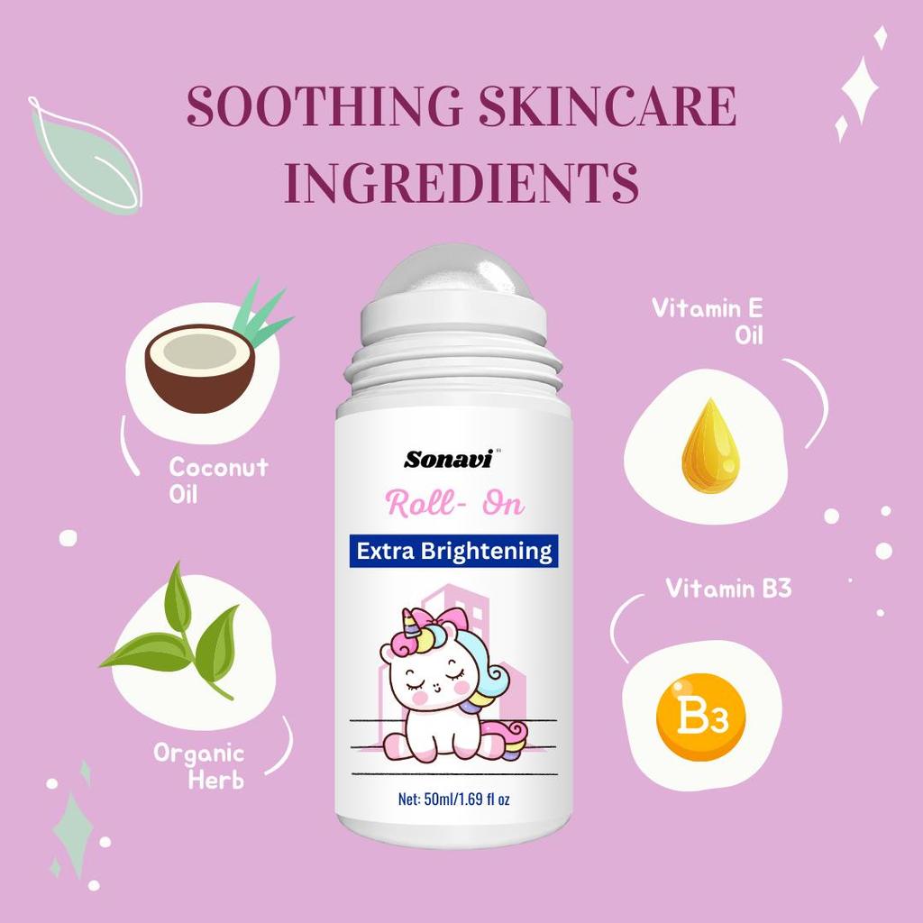 Подмышки, роликовый лосьон для разглаживания кожи, роликовый лосьон для грубой неровной кожи, уход за порами и пятнами, увлажняющий отбеливающий крем, 50 мл