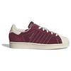 Adidas Superstar Fine Form - Бордовые женские кроссовки Red Wonder-White IF7676