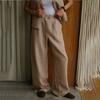 Женские свободные прямые брюки на весну и лето, костюм, брюки