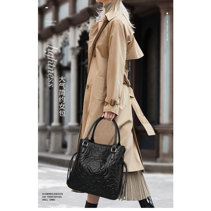 Женская новая модная сумка через плечо для мам среднего возраста, универсальная, большая вместимость, темпераментная сумка